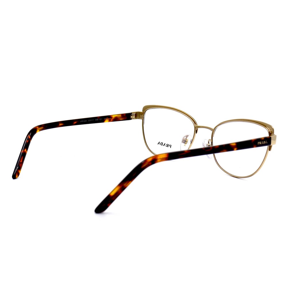 NEW PRADA PR 63XV 09B1O1 BORDEAUX/PALE GOLD AUTHENTIC EYEGLASSES FRAME - Picture 7 of 15